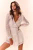 Alonsa Lace-Detailed Mini Dress - CREAM sold by LoveShackFancy