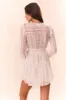 Alonsa Lace-Detailed Mini Dress - CREAM sold by LoveShackFancy