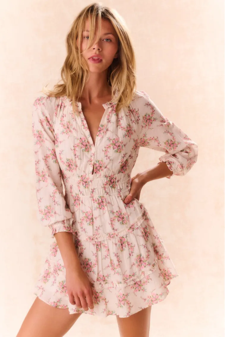 Mellini Floral Cotton Mini Dress sold by LoveShackFancy product image thumbnail 2