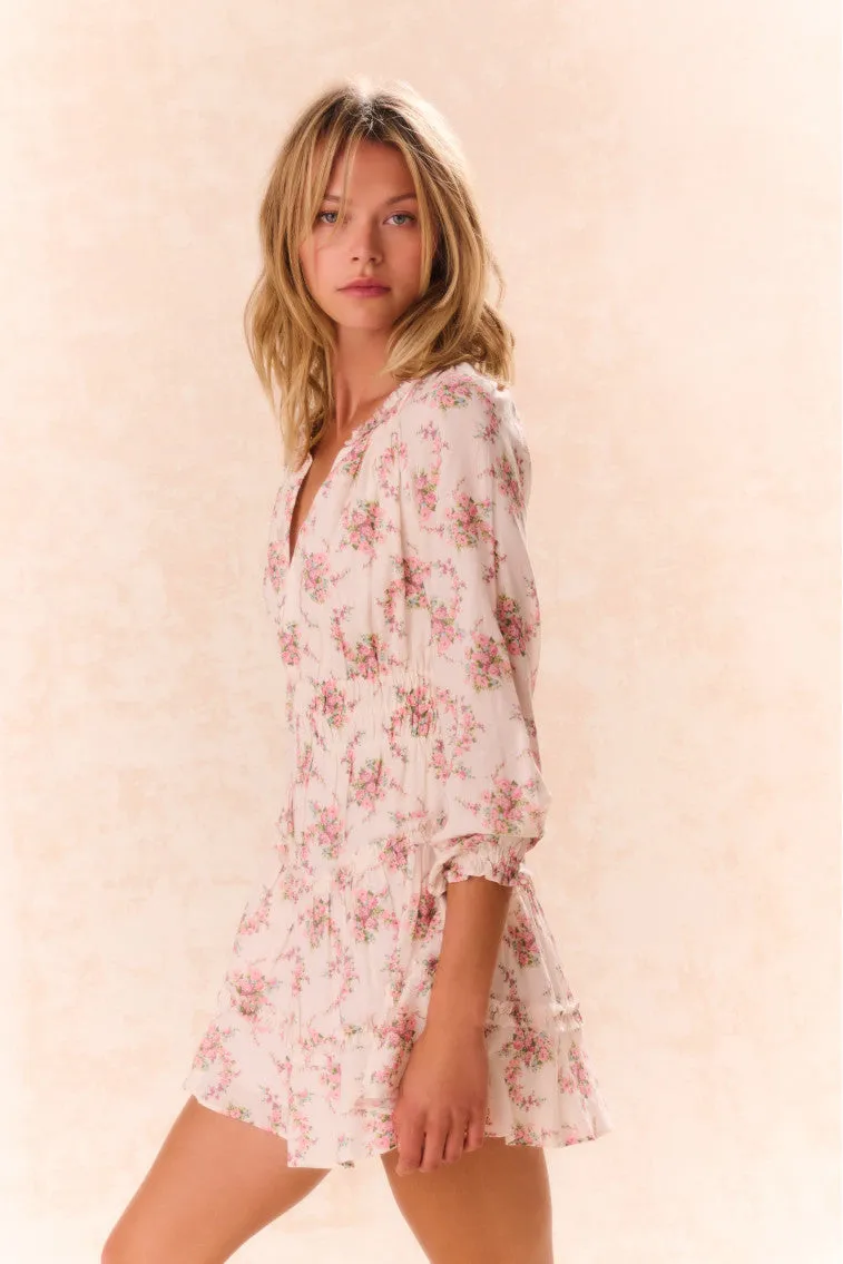 Mellini Floral Cotton Mini Dress sold by LoveShackFancy product image thumbnail 4