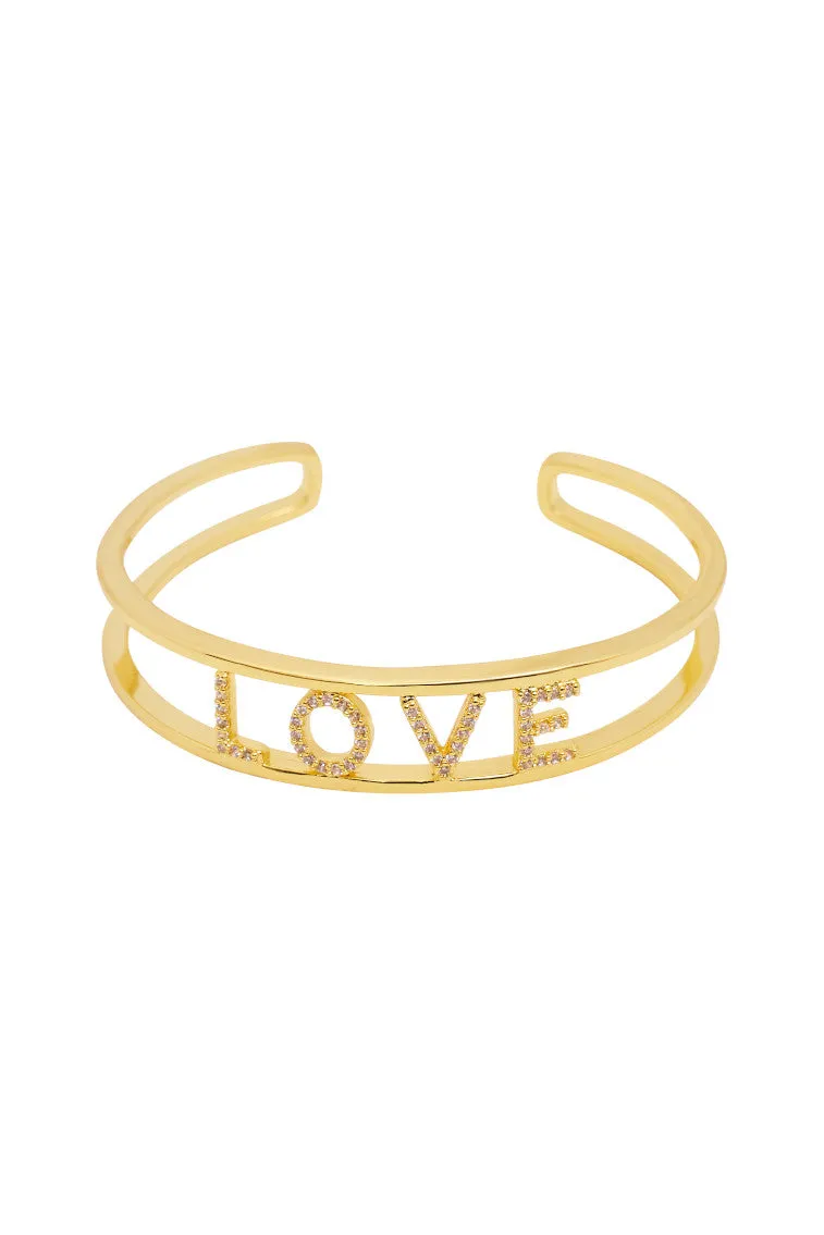 Hypso Love Bangle sold by LoveShackFancy