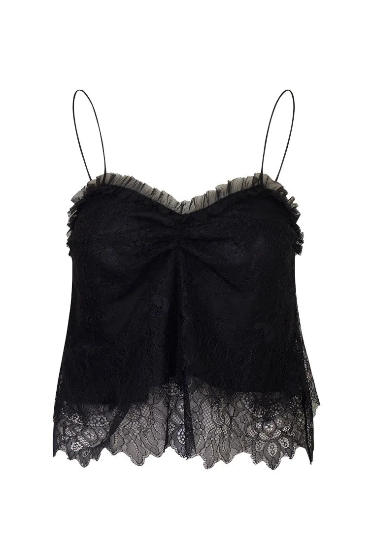Ferni Lace Cami Top sold by LoveShackFancy product image thumbnail 5