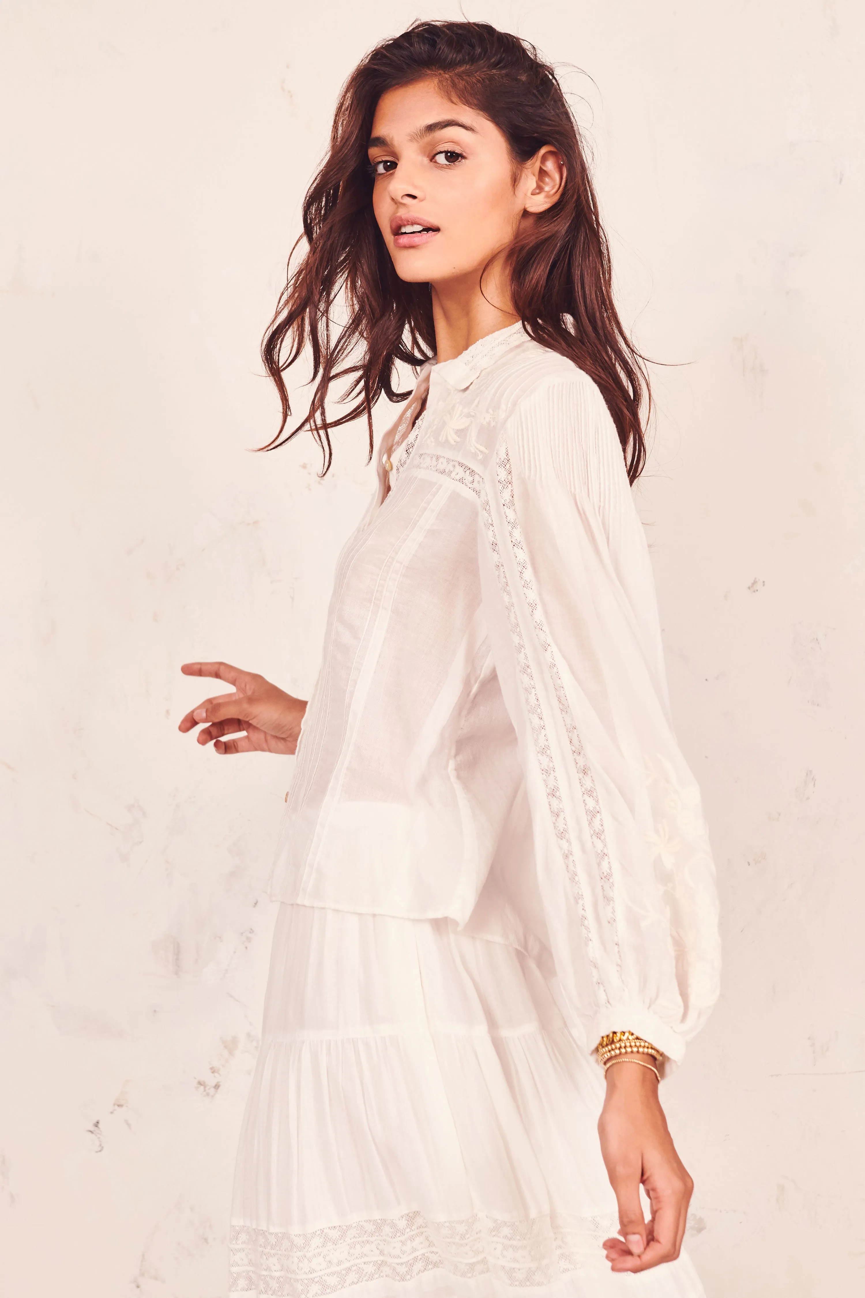 Ronda Cotton Top sold by LoveShackFancy product image thumbnail 5