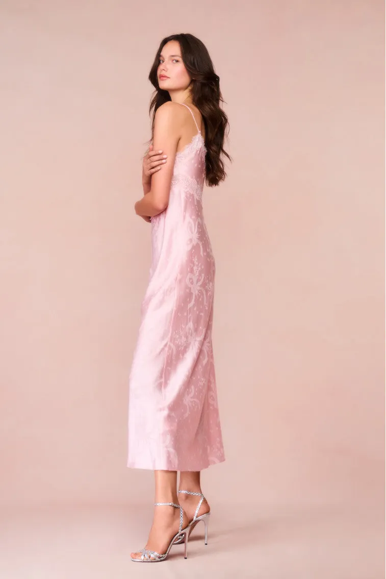 Serita Bow Jacquard Maxi Dress sold by LoveShackFancy product image thumbnail 3