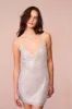Whilden Metallic Bow-Embellished Mini Dress sold by LoveShackFancy