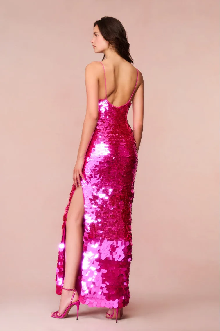 Kaylen Sequined Maxi Dress sold by LoveShackFancy product image thumbnail 4