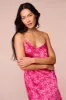 Azalea Silk Bow-Printed Maxi Dress sold by LoveShackFancy