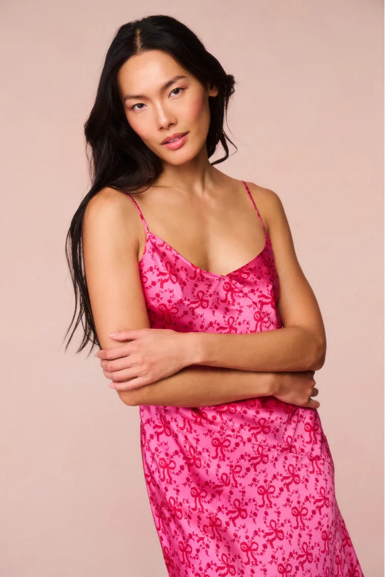 Azalea Silk Bow-Printed Maxi Dress sold by LoveShackFancy product image thumbnail 2