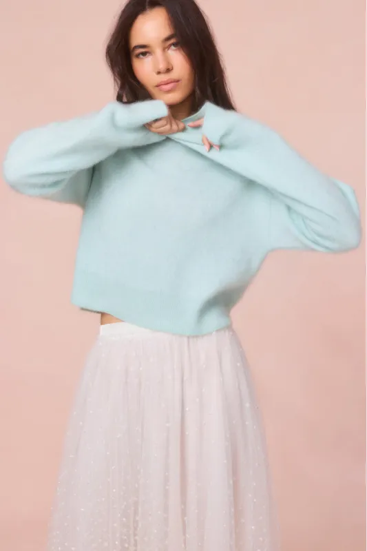 Bellman Pullover - MINT GELATO sold by LoveShackFancy