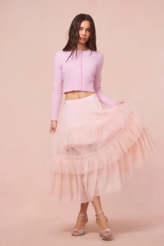 Parriott Tulle Maxi Skirt sold by LoveShackFancy