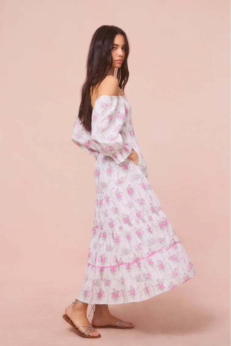 Rigby Cotton Floral Midi Dress sold by LoveShackFancy product image thumbnail 5