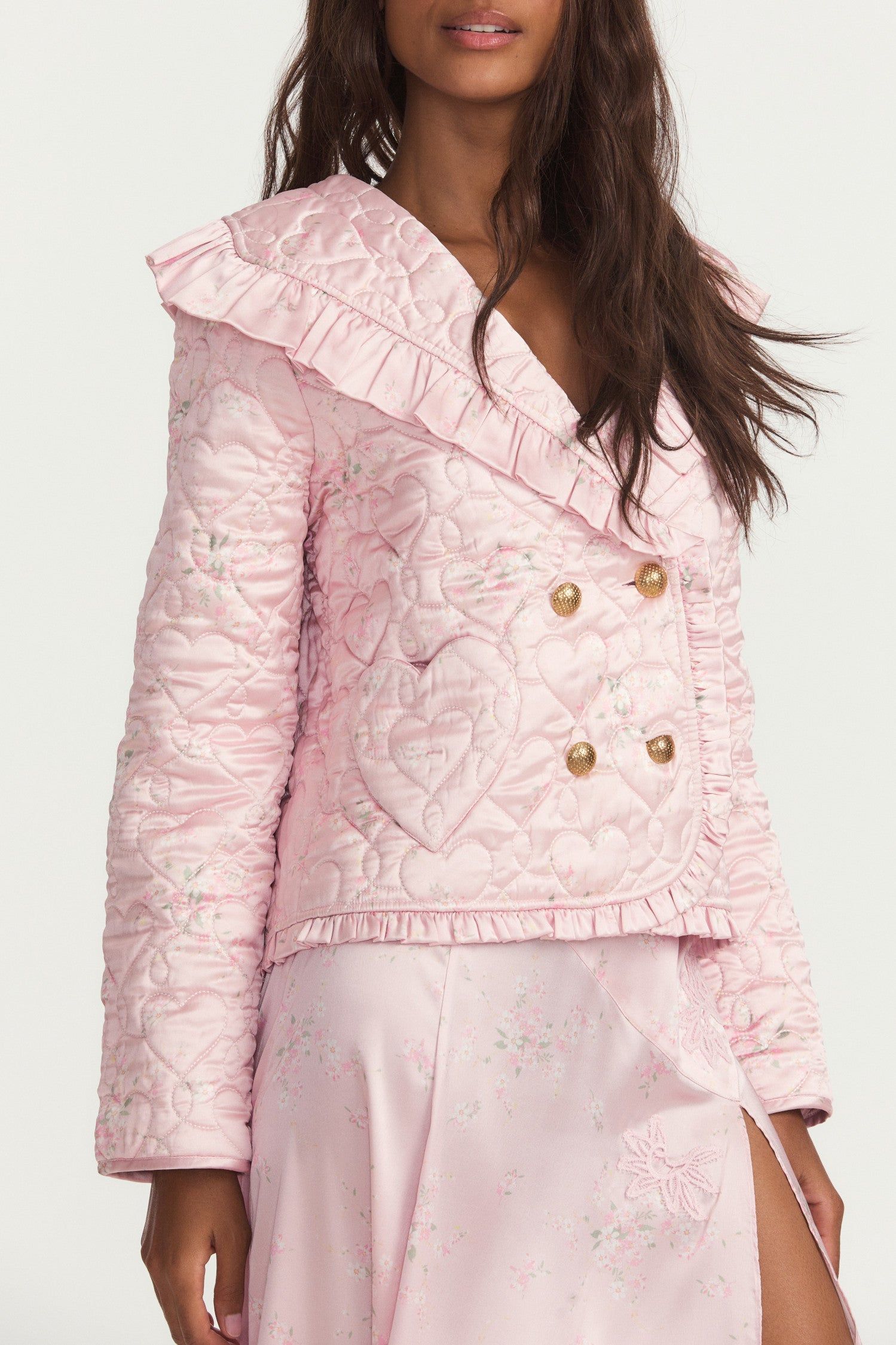 Jolyn Quilted Jacket sold by LoveShackFancy product image thumbnail 3