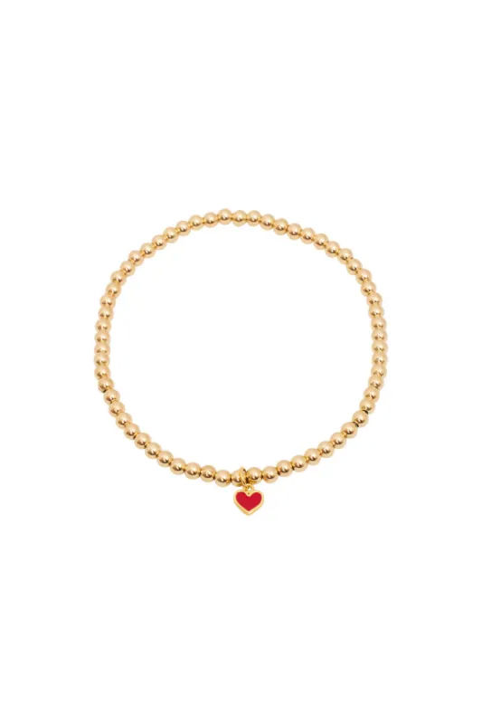 Alexa Leigh Heart Of Mine Bracelet made by LoveShackFancy