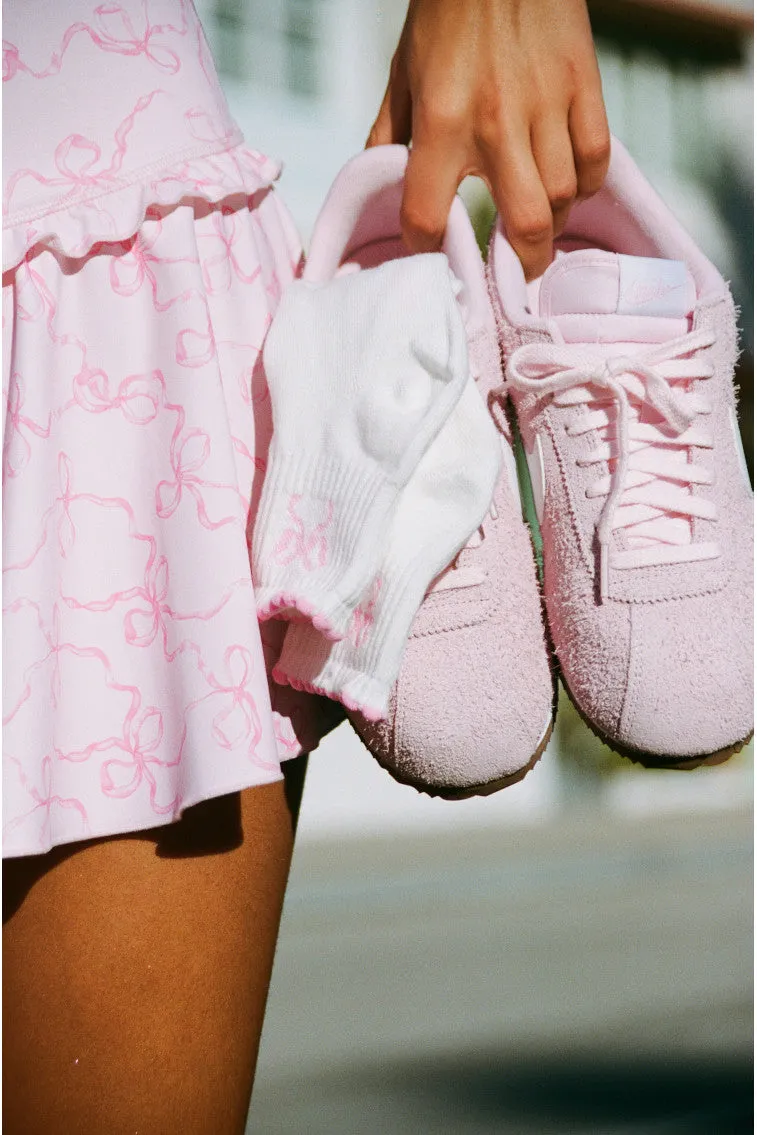 Doyenne Cotton Bow Ankle Socks sold by LoveShackFancy product image thumbnail 2