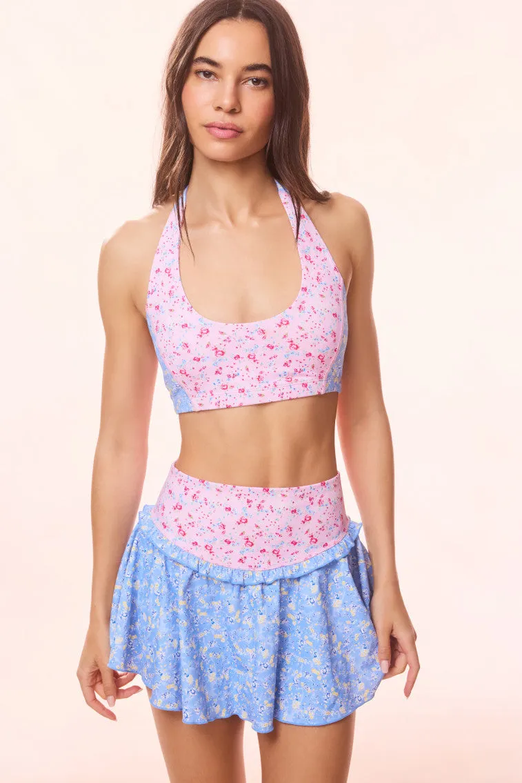 Dierdra Floral Sports Bra sold by LoveShackFancy product image thumbnail 2