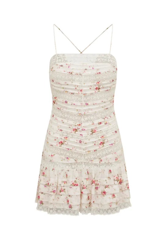 Angele Mini Dress - IVY BLUSH sold by LoveShackFancy