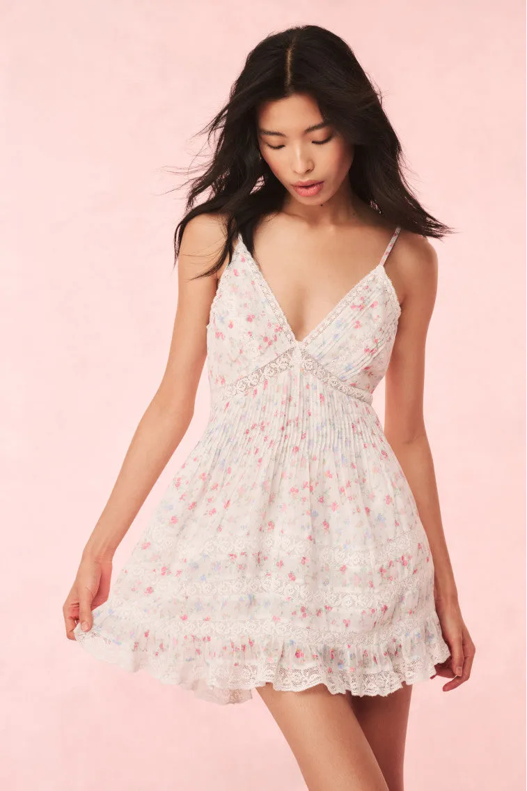 Alonna Cotton Floral Mini Dress sold by LoveShackFancy product image thumbnail 2