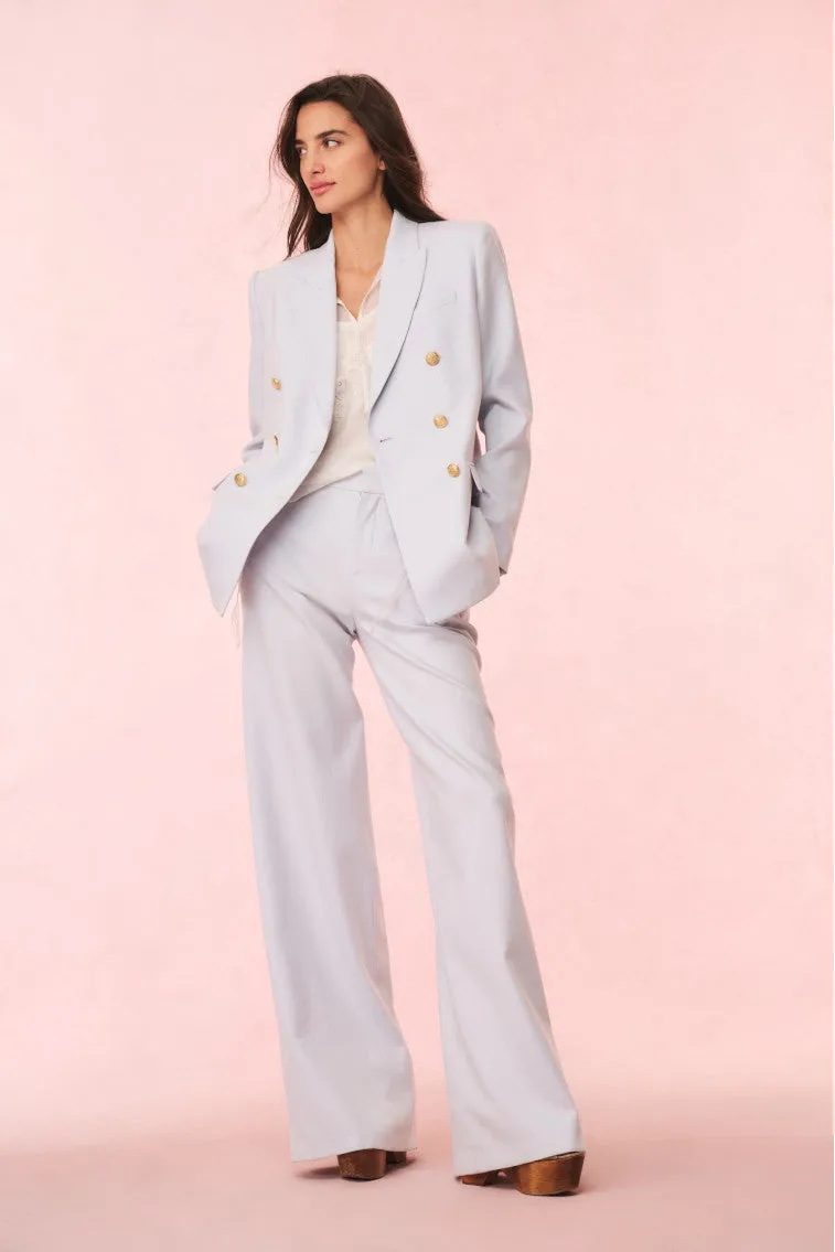 Reiser Wool-Blend Double-Breasted Blazer sold by LoveShackFancy product image thumbnail 3