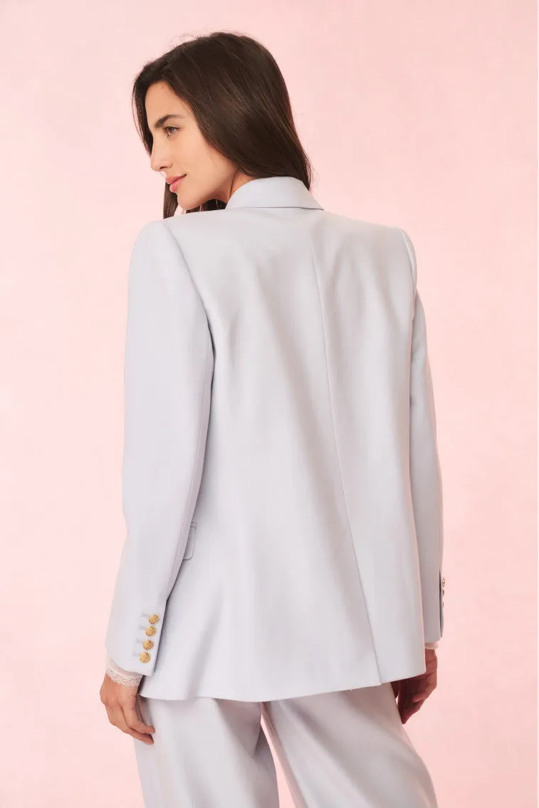 Reiser Wool-Blend Double-Breasted Blazer sold by LoveShackFancy product image thumbnail 5