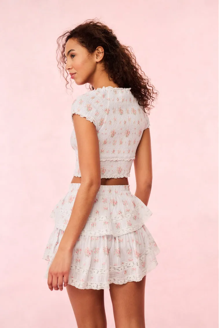 Cambron Cotton Floral Top sold by LoveShackFancy product image thumbnail 3