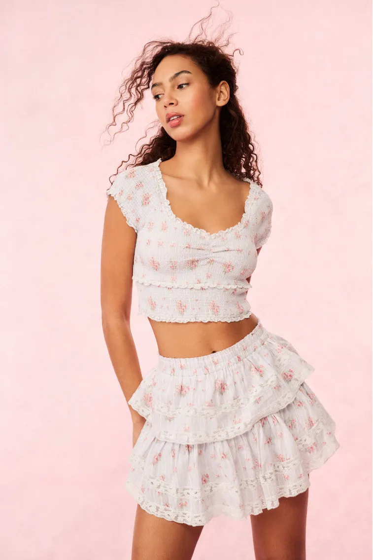 Cambron Cotton Floral Top sold by LoveShackFancy product image thumbnail 2