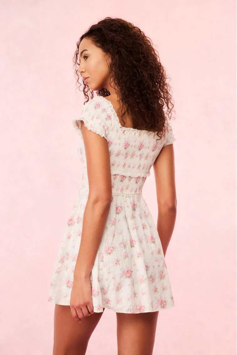 Siona Cotton Floral Mini Dress sold by LoveShackFancy product image thumbnail 3