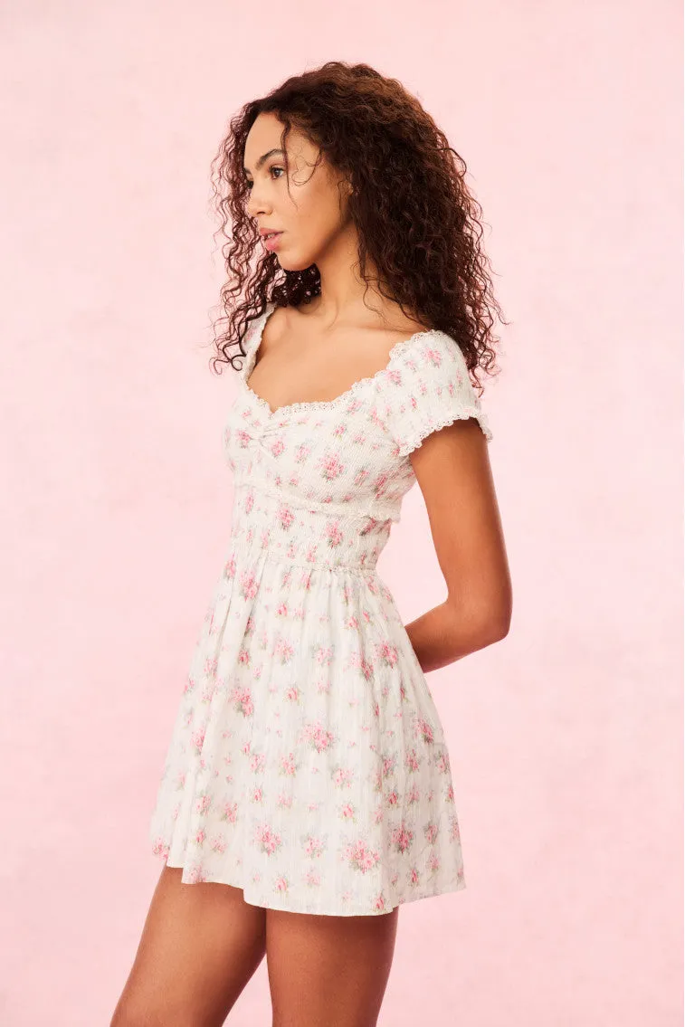 Siona Cotton Floral Mini Dress sold by LoveShackFancy product image thumbnail 2