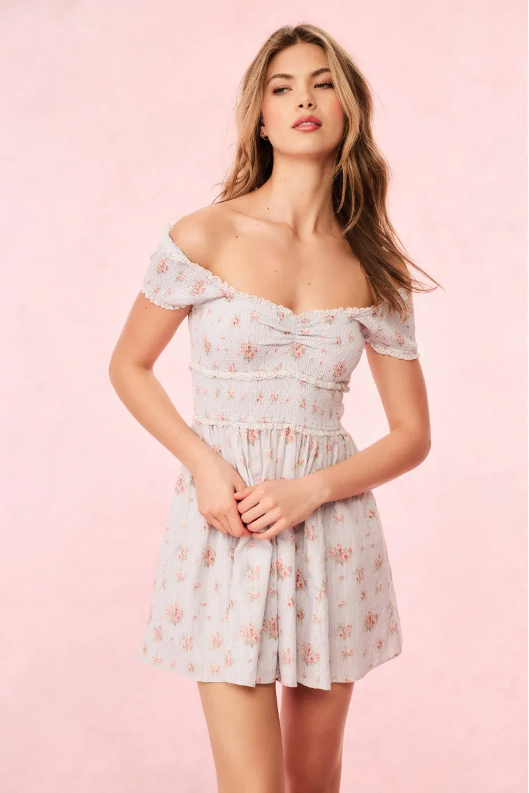 Siona Cotton Floral Mini Dress sold by LoveShackFancy product image thumbnail 5