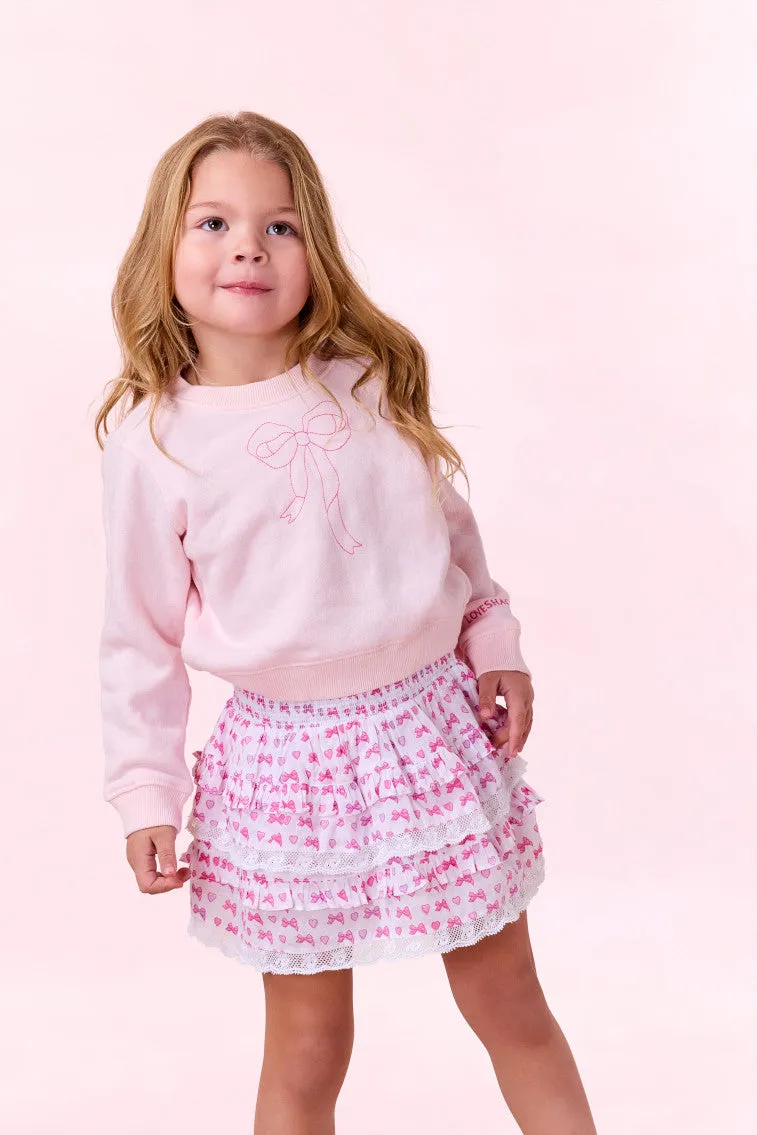 LoveShackFancy x Roller Rabbit Billie Heart Skirt sold by LoveShackFancy