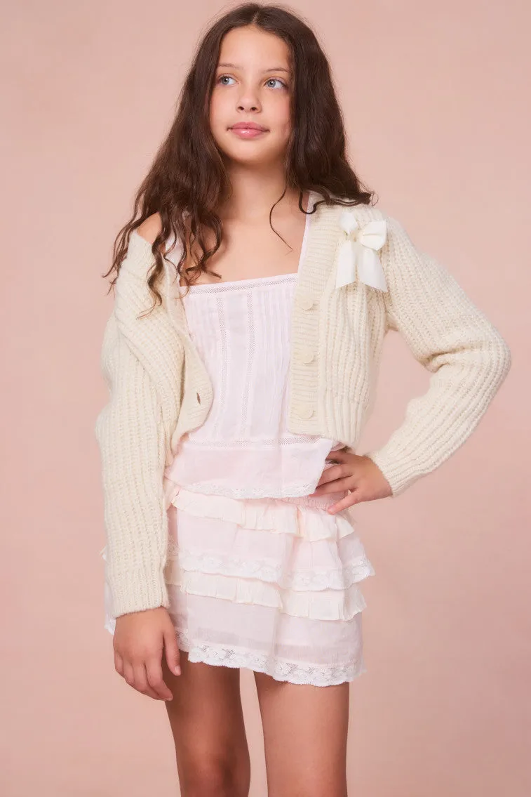 Girls Billie Cotton Ruffle Skirt sold by LoveShackFancy product image thumbnail 2
