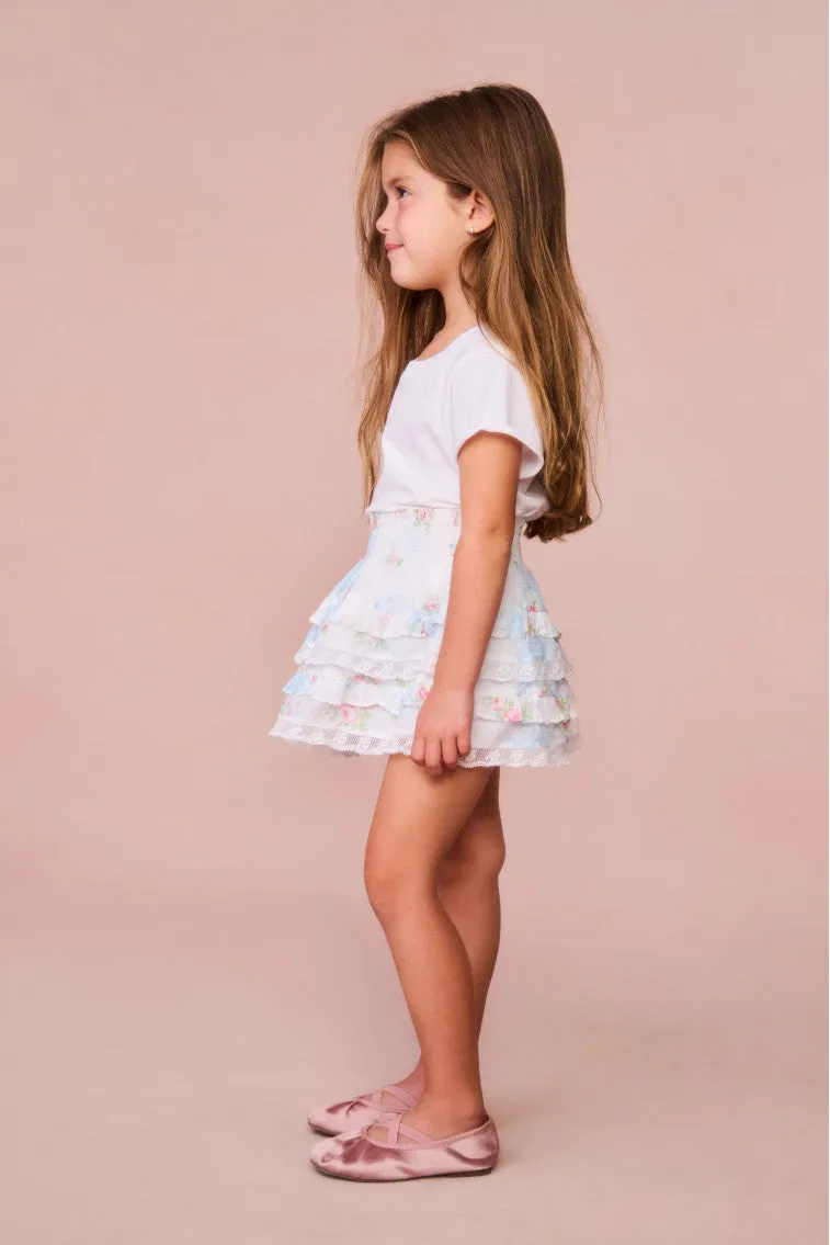 Girls Billie Rosa Beaux Skirt sold by LoveShackFancy product image thumbnail 2