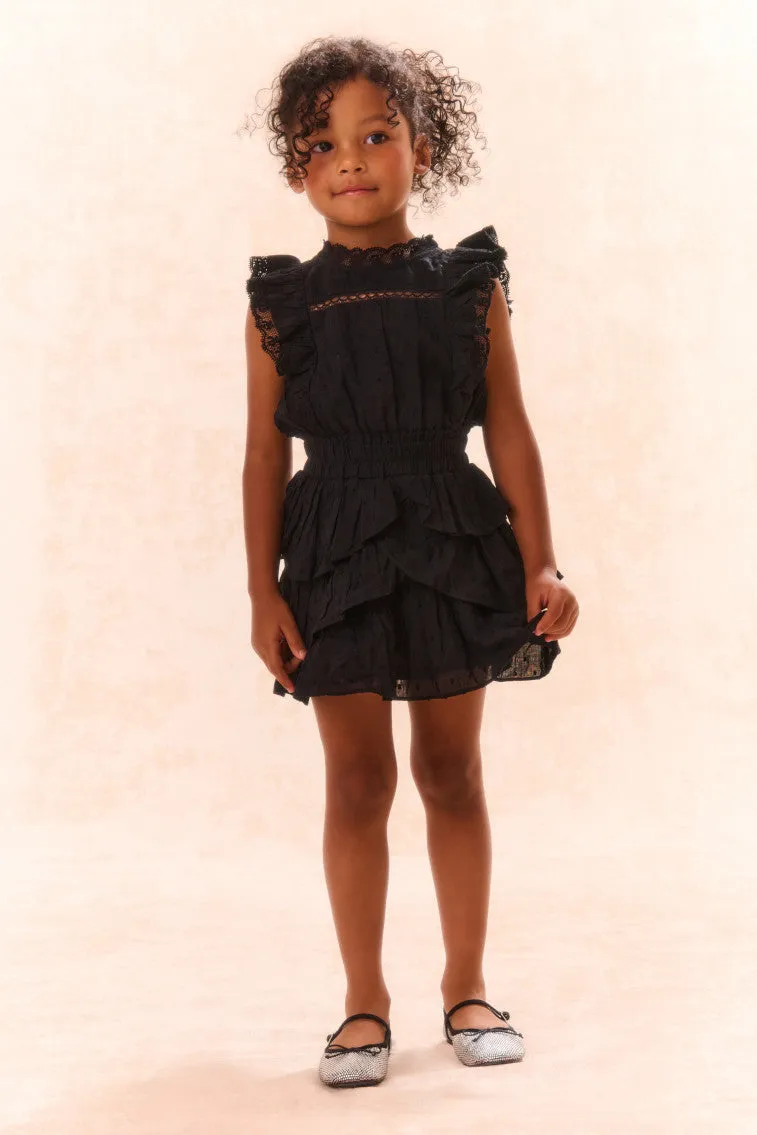 Girls Decker Cotton Ruffle Dress sold by LoveShackFancy