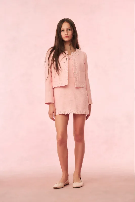 Girls Riviere Tweed Jacket sold by LoveShackFancy