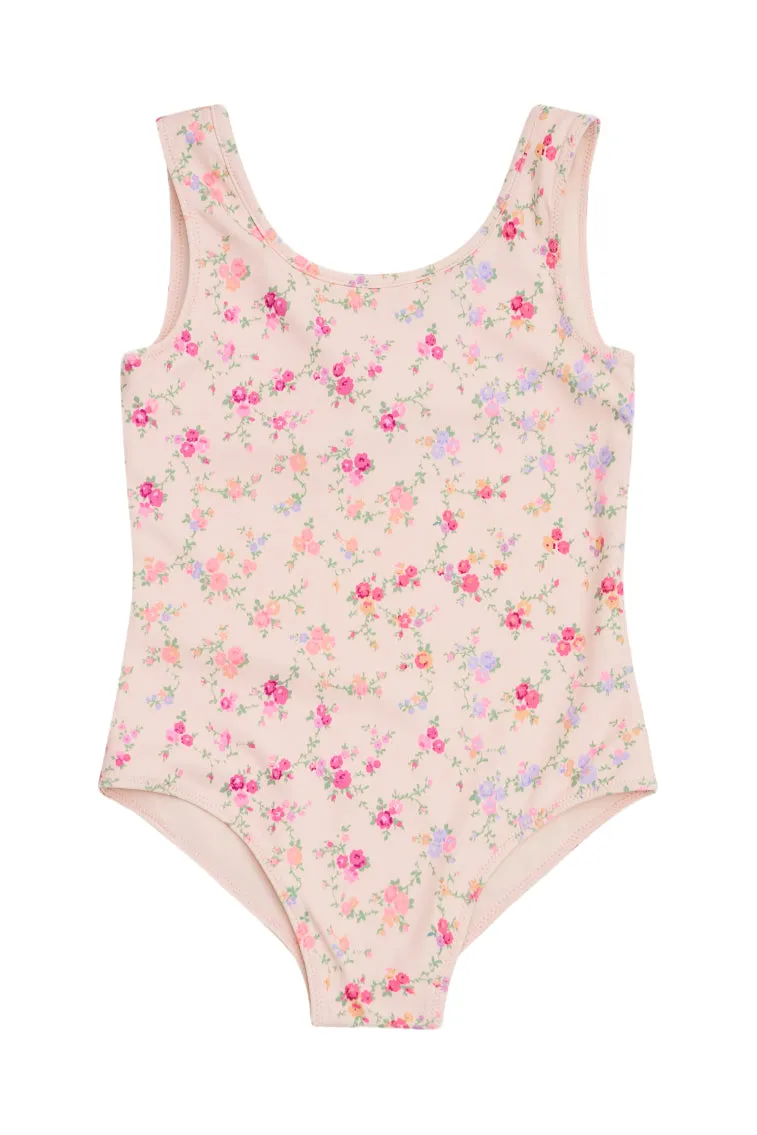 Girls Aldora Floral One-Piece Swimsuit sold by LoveShackFancy