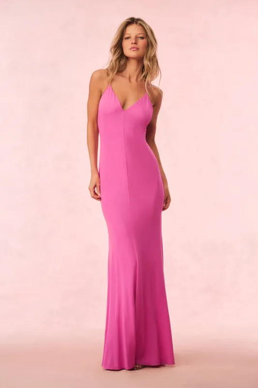 Mikel Jersey Maxi Dress sold by LoveShackFancy