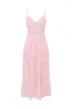 Esilda Cotton Midi Dress - PINK sold by LoveShackFancy