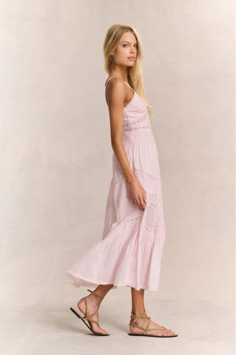 Esilda Cotton Midi Dress - PINK sold by LoveShackFancy product image thumbnail 3