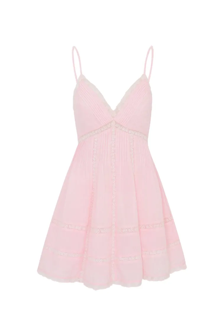 Docila Cotton Mini Dress - PINK sold by LoveShackFancy product image thumbnail 5