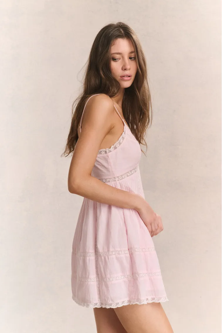 Docila Cotton Mini Dress - PINK sold by LoveShackFancy product image thumbnail 2