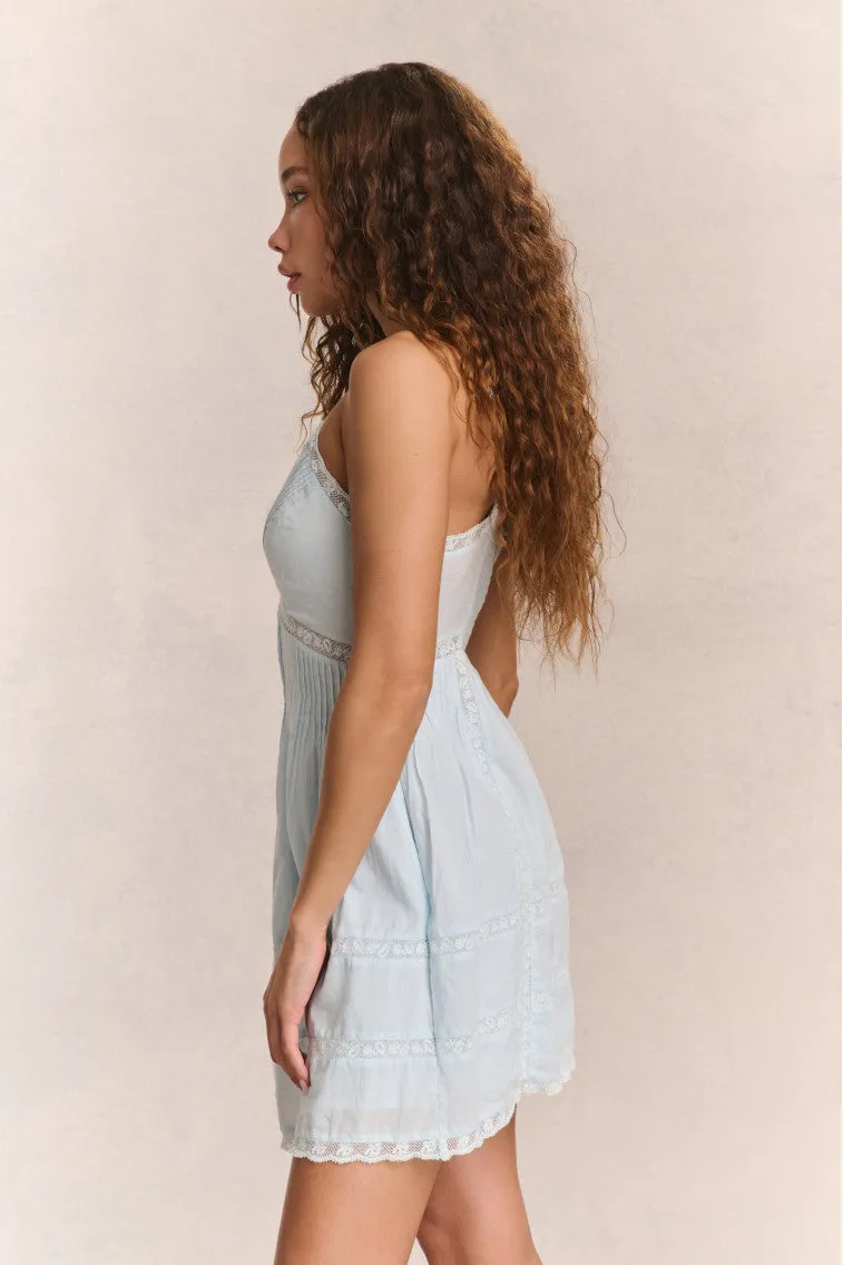 Docila Cotton Mini Dress - BLUE sold by LoveShackFancy product image thumbnail 4