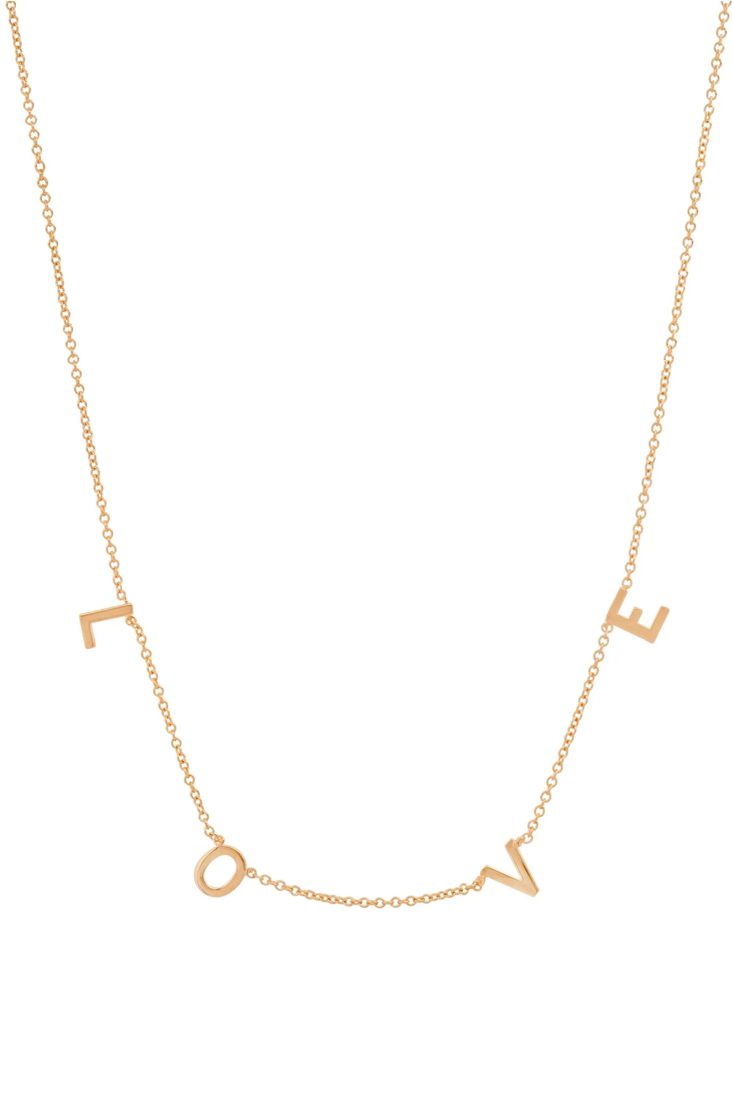 BYCHARI Love Necklace sold by LoveShackFancy