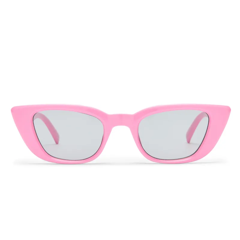 Le Specs Pink Cat-Eye Sunglasses sold by LoveShackFancy