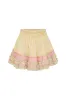 Camellia Cotton Mixed Print Mini Skirt sold by LoveShackFancy