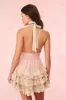 Quintelle Cotton Mixed Print Mini Dress sold by LoveShackFancy