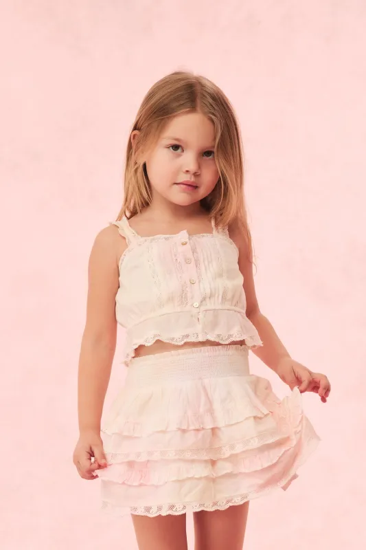 Girls Billie Tie-Dye Skirt sold by LoveShackFancy