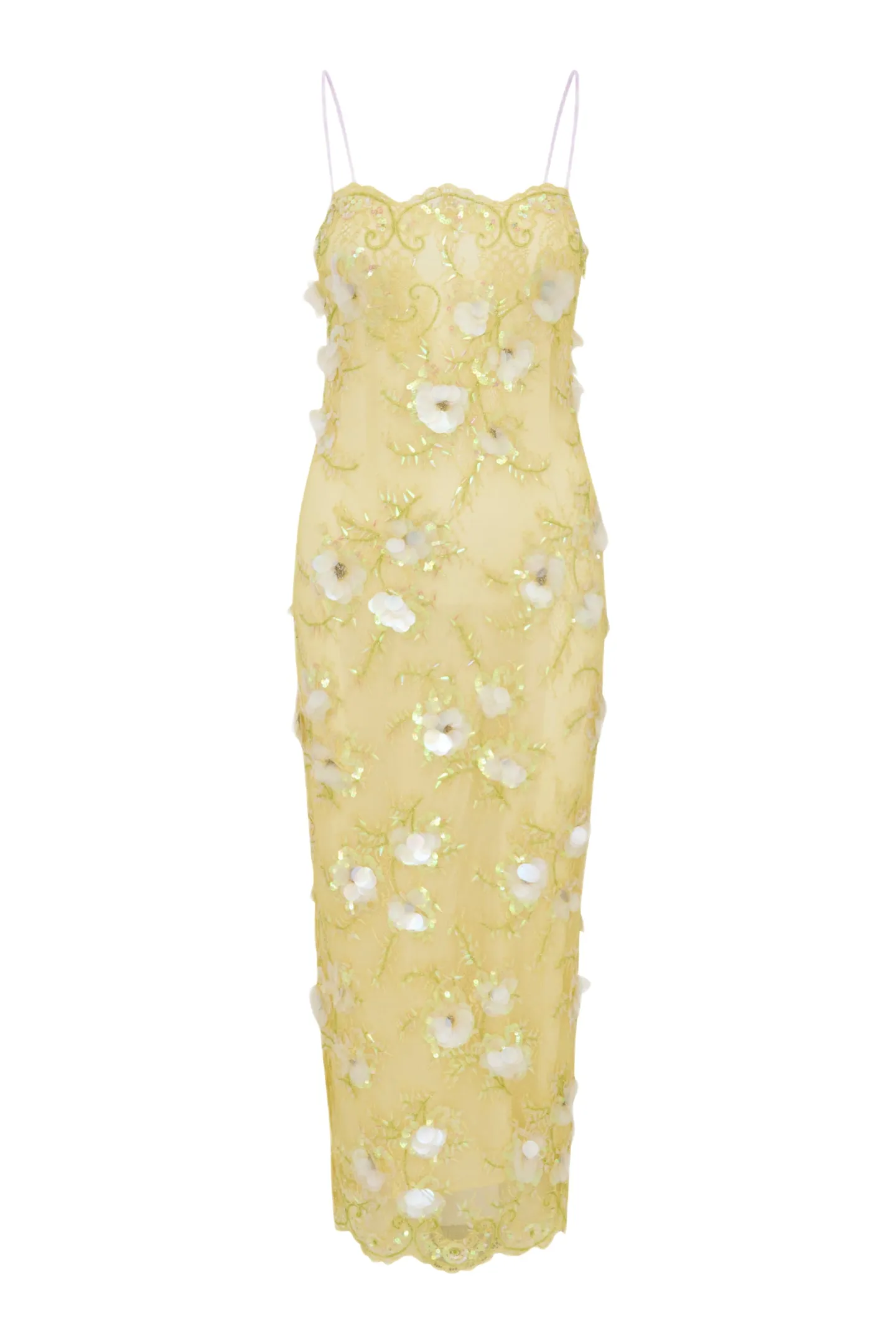 Emalia Embellished Lace Maxi Dress sold by LoveShackFancy product image thumbnail 4