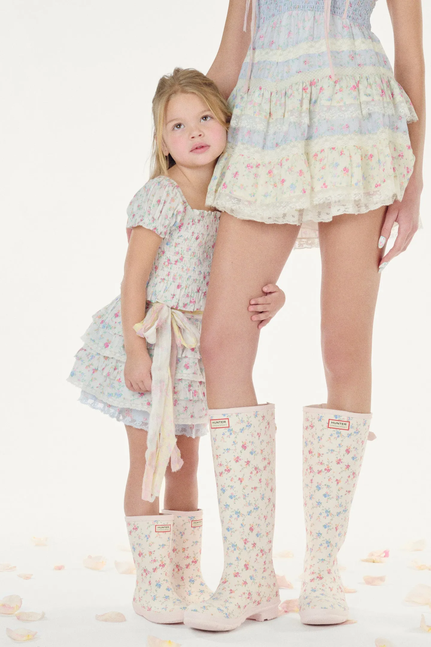 Hunter x LoveShackFancy Womens Original Tall Boot - SUNRISE PATCHWORK sold by LoveShackFancy product image thumbnail 2