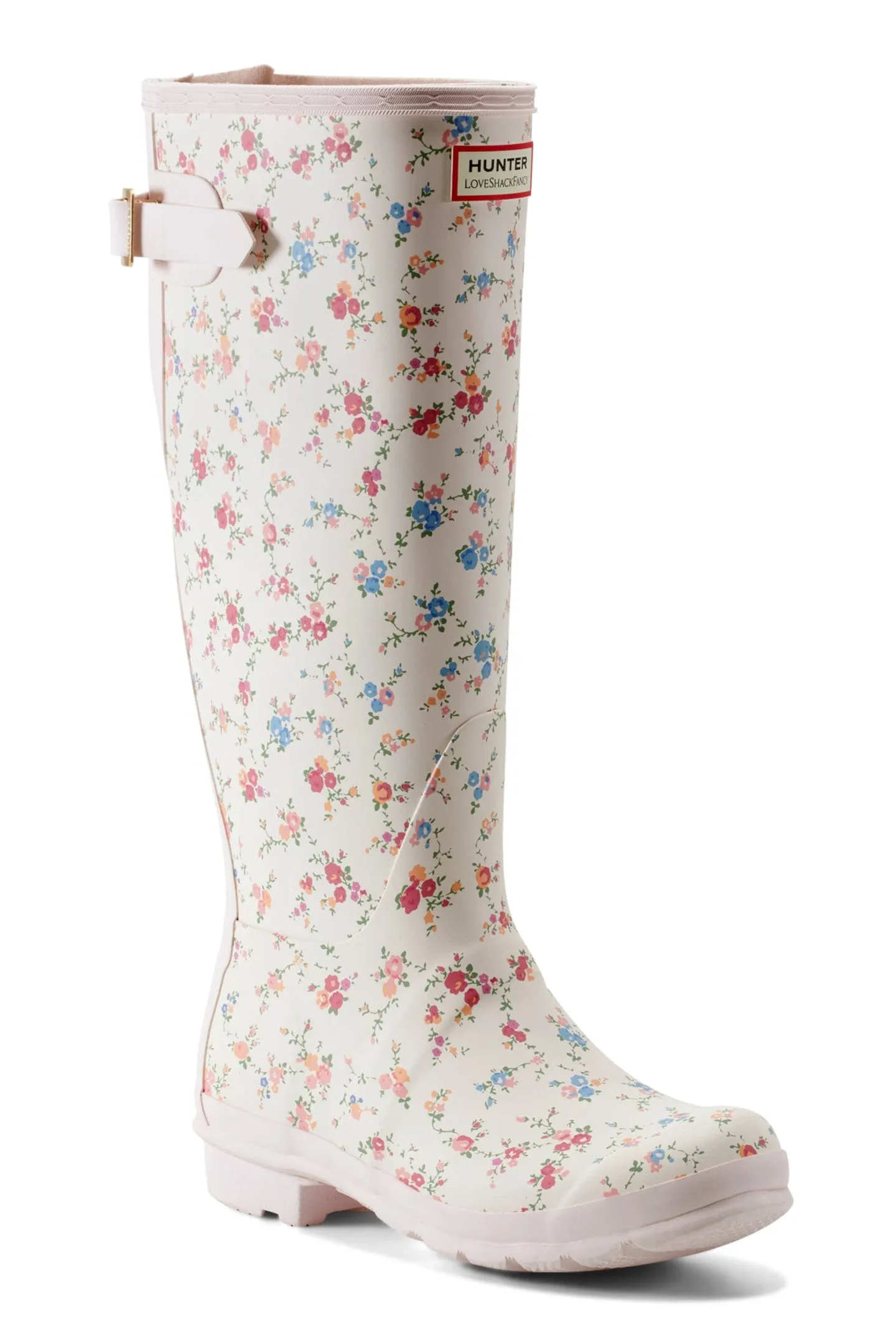 Hunter x LoveShackFancy Womens Original Tall Boot - SUNRISE PATCHWORK sold by LoveShackFancy
