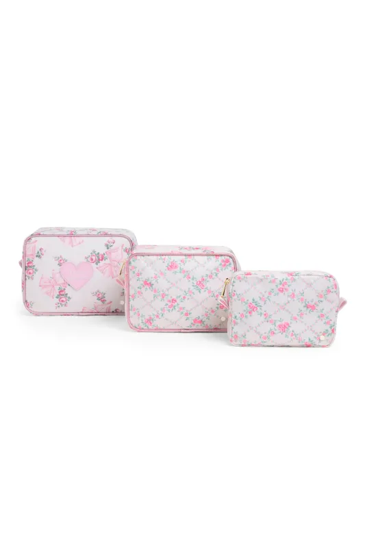 STATE x LoveShackFancy Travel Pouch Set sold by LoveShackFancy