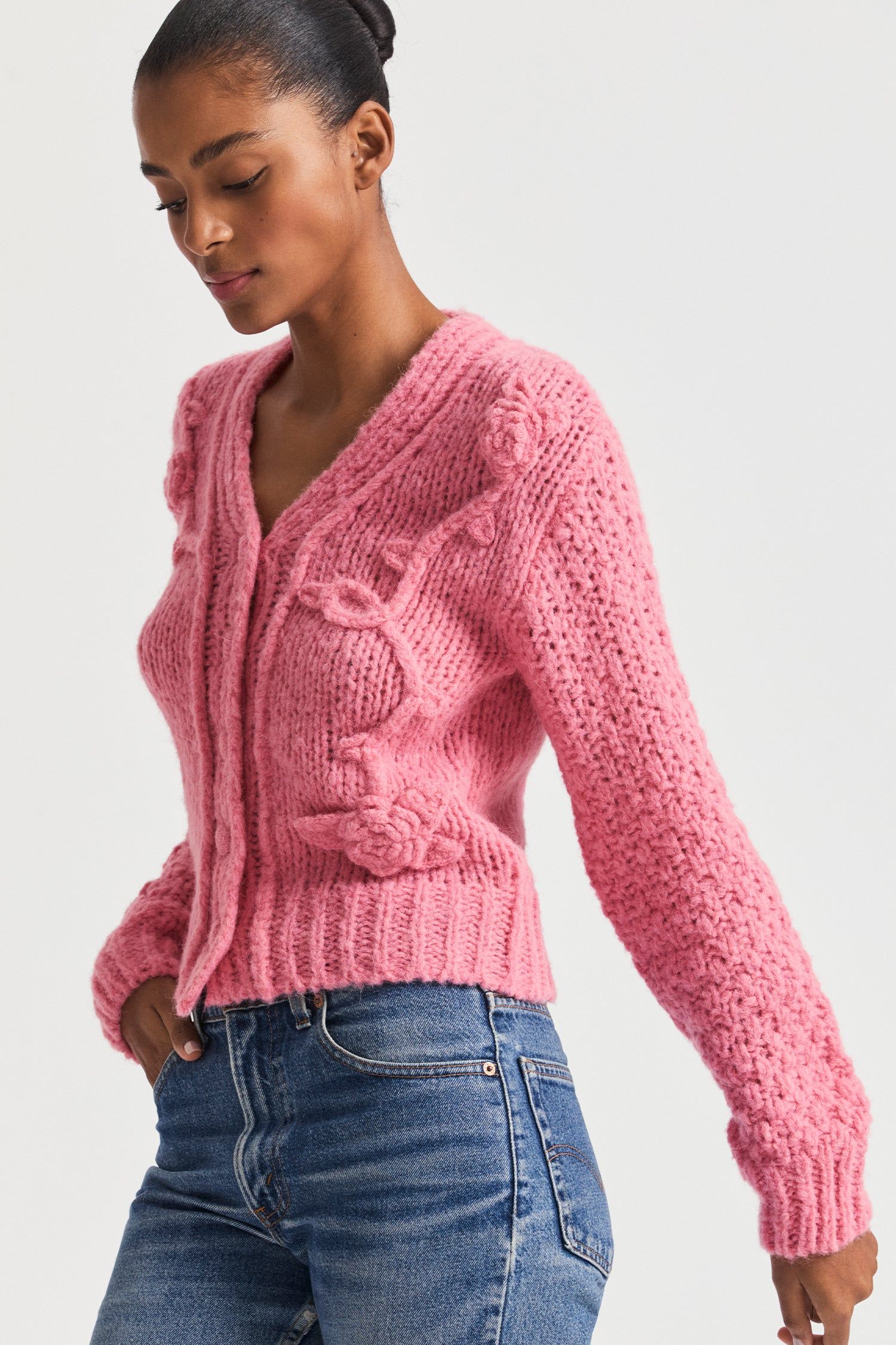 Fabietto Crop Cardigan sold by LoveShackFancy product image thumbnail 2